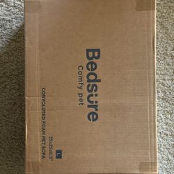 Bedsure Orthopedic Pet Sofa Bed – 35” x 25” x 6.5”