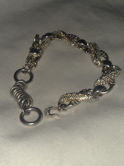 Sterling Silver Dragon Bracelet