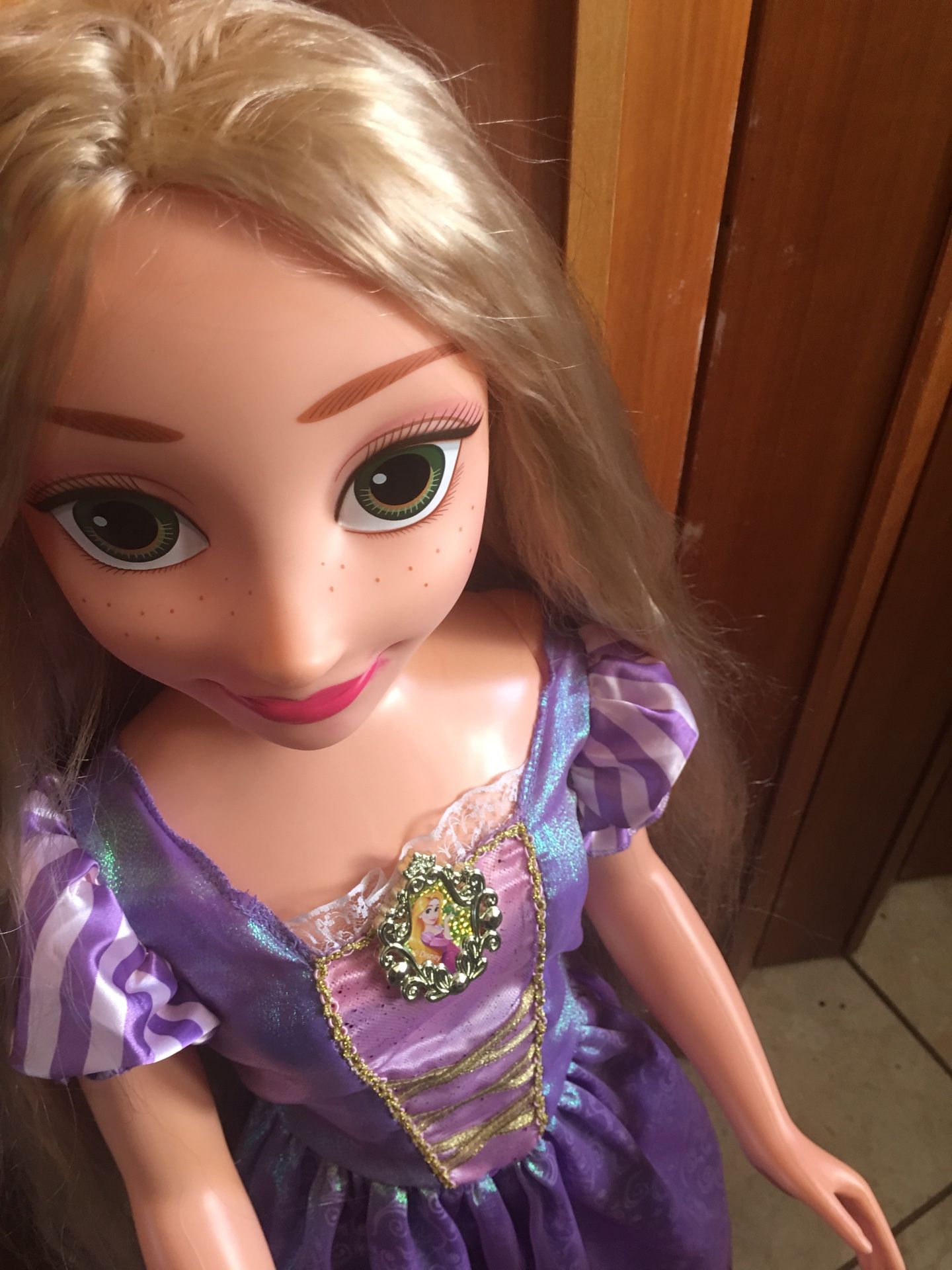 Rare Disney Princess Rapunzel Fairytale Friend My Size 38” Doll