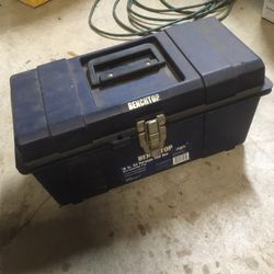 benchtop USA tool box it’s dark blue or maybe  or purple