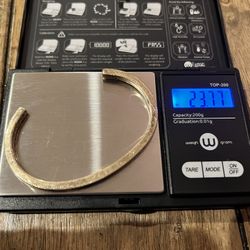 Vintage Harvey Avedon Sterling Silver Modernist Cuff Bracelet 23.77 grams 925 Sterling