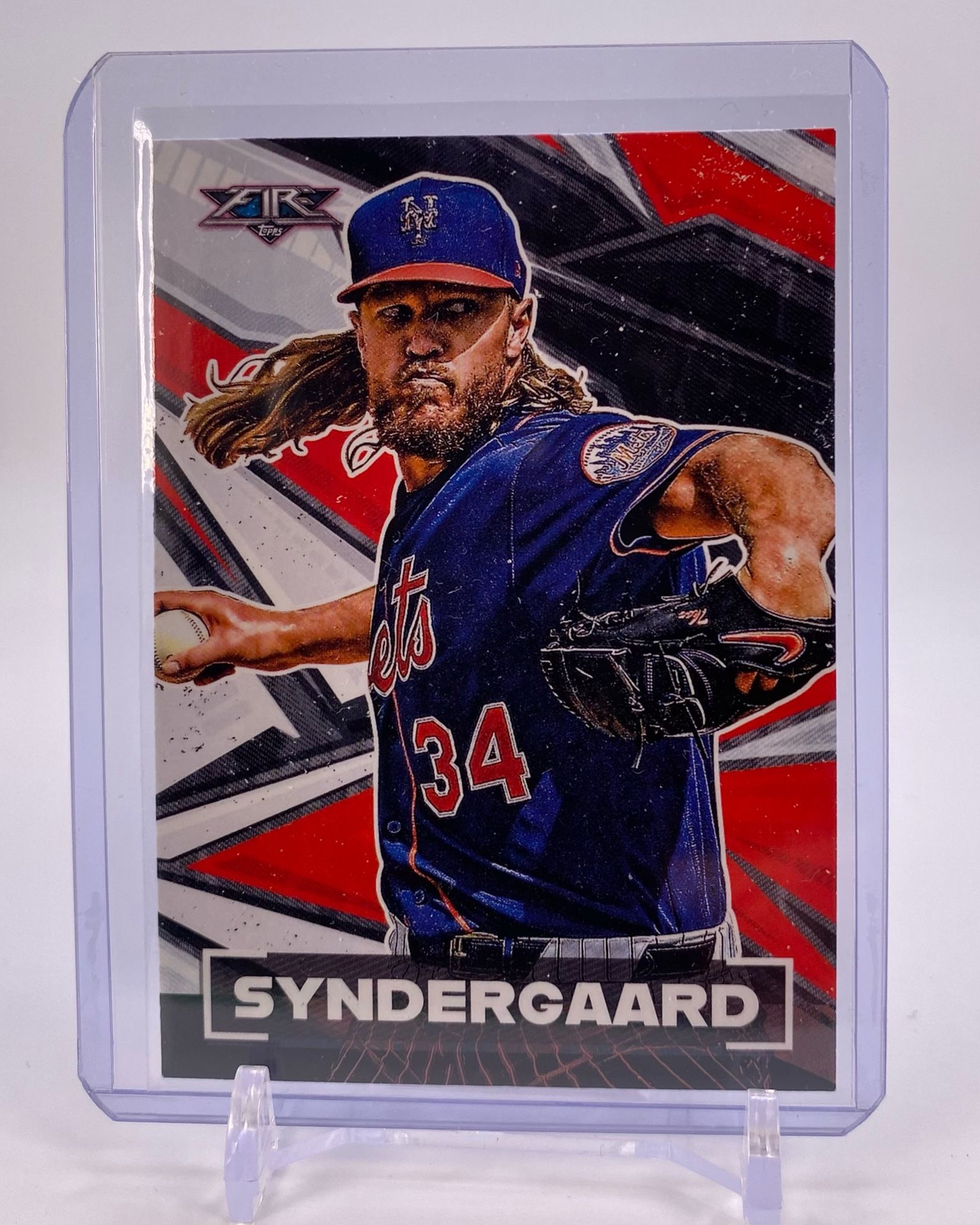 2021 Topps Fire #17 Noah Syndergaard