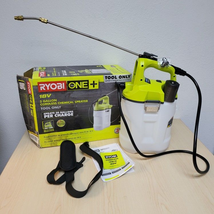 Ryobi One+ 18V Cordless Battery 2 Gal. Chemical Sprayer (Tool Only)