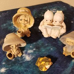 Precious Moments And Holly Hobbies Figurines