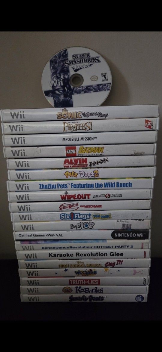 Wii Games- Bundle of 20 Games for $60