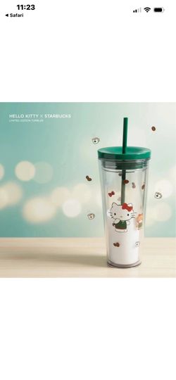 Starbucks hello kitty tumbler brand new