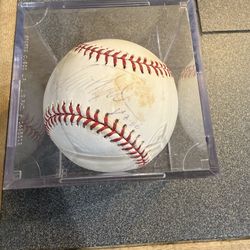 Javier Lopez  signed ball