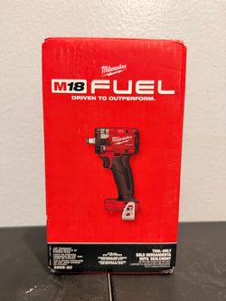 New Milwaukee M18 Fuel Compact 1/2 Impact Wrench