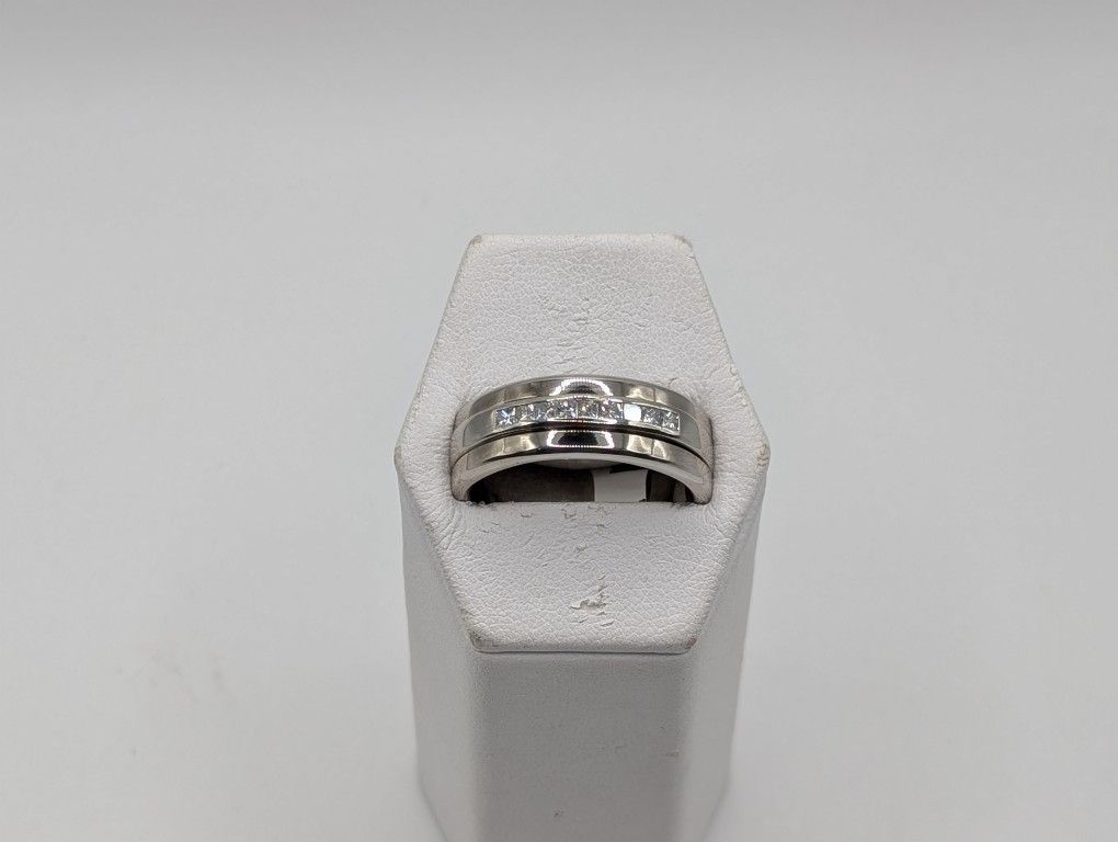 14kt White Gold & .40ctw Diamond Band Ring