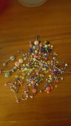 Brand new earrings,nose rings, eye brow rings..etc