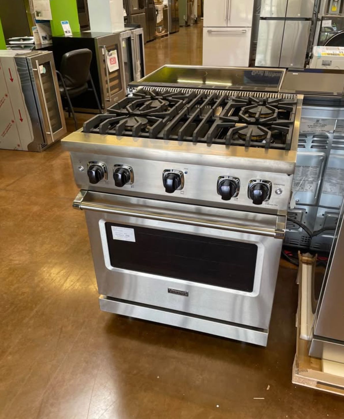 Viking slide in Gas stove 30 inch wide
