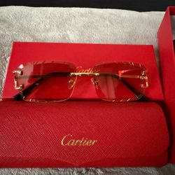 Cartier rimless glasses