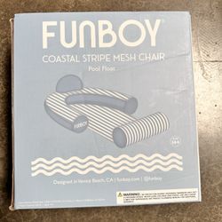 Coastal Stripe Mesh Chair  Pool Float 