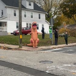 Inflateable Dinosaur Costume