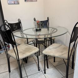 Kitchen Table And Chairs End Table