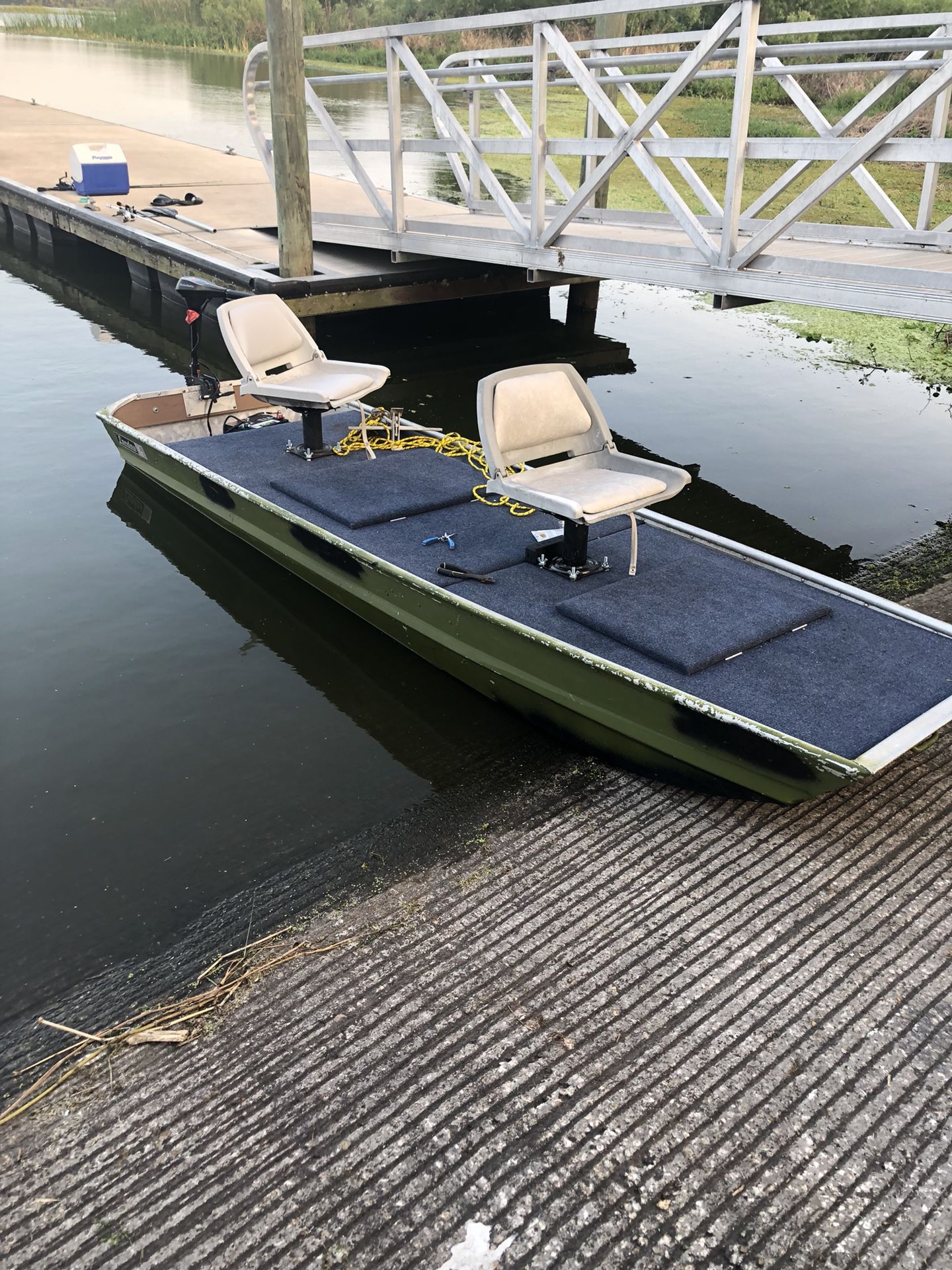 12ft Jon boat with casting deck