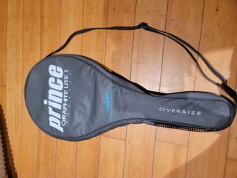Prince graphite light i classic featherlite tech. oversize grey carrying case