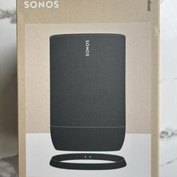 Sonos Move Smart Speaker Wifi/Bluetooth/Alexa/AirPlay/Google Black