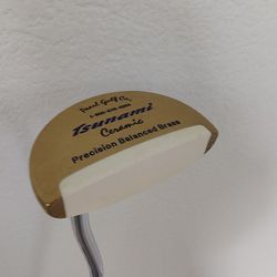 Tsunami Ceramic & Brass Putter by Pearl Golf Co.