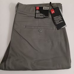 38/34 UA Golf Under Armour Men's Showdown Chino Tapered Golf Pants Olive Green