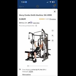Marcy Smith Machine | SM-4008 **Barely Used**  **Half Off blowout Special**