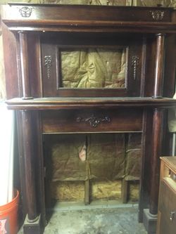 Antique Mantle from 100 Year Old House In Albany