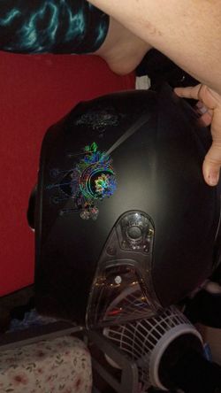 XL motorcycle helmet with cardo