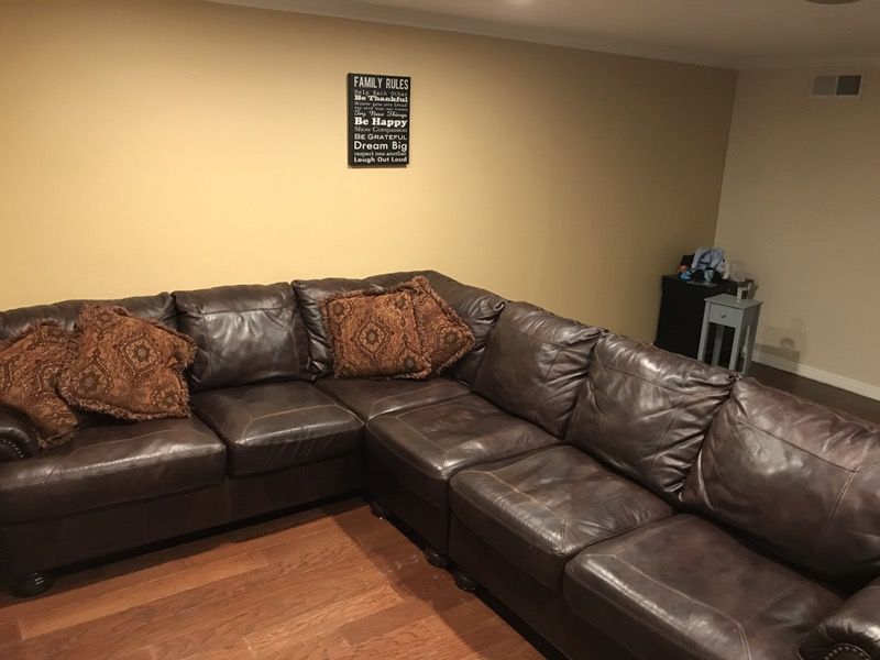 Ashely furniture left hand sectional