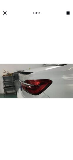 2016-2019 BMW 740i, 750i, G11, G12 Carbon Fiber Trunk Spoiler.