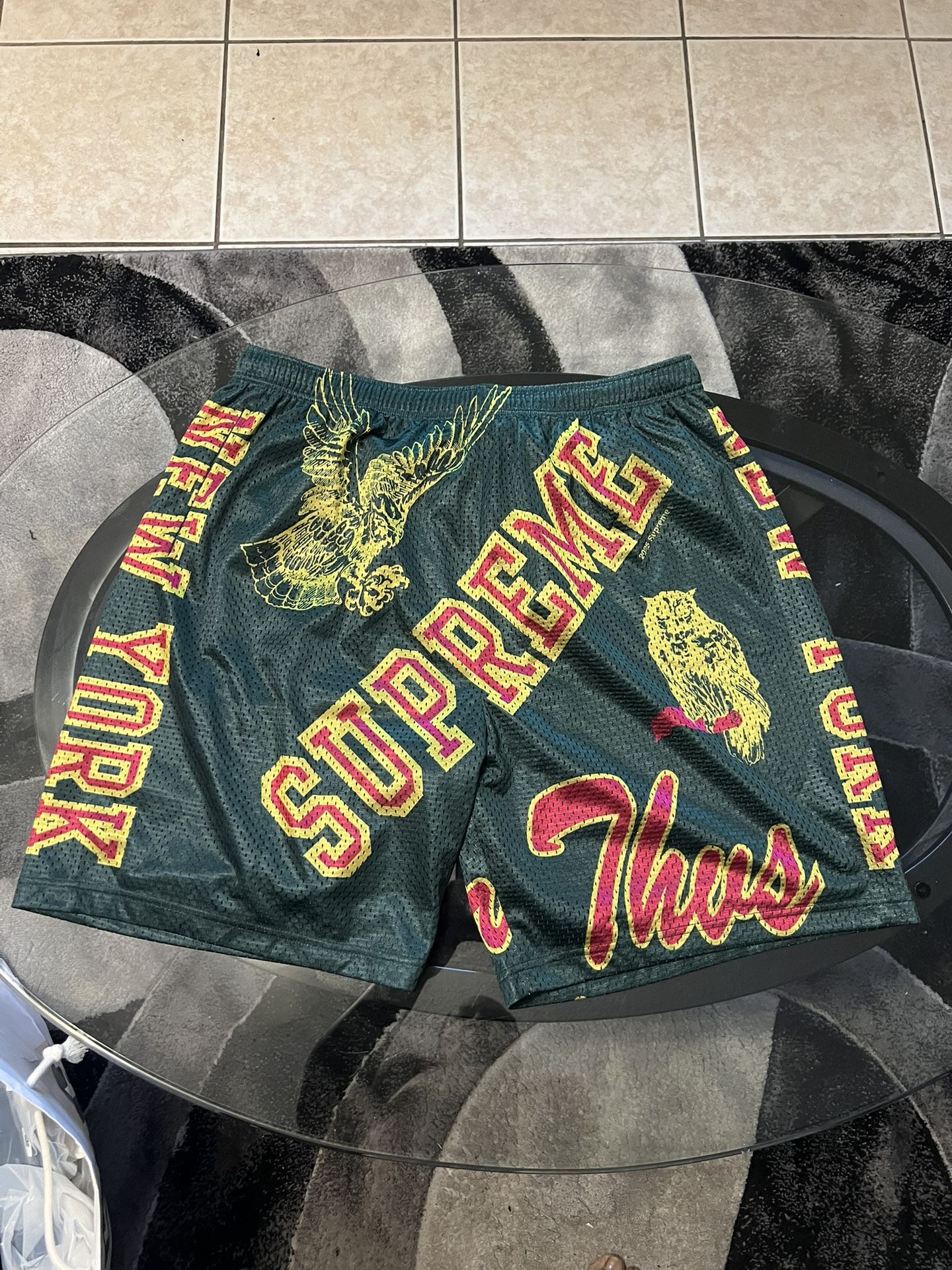 Supreme Varsity Mesh Shorts Size L Runs Big With receipt