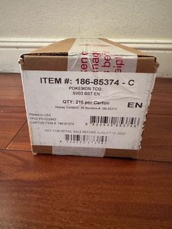 Obsidian Flames Booster Box Case - SV03: Obsidian Flames (OBF)