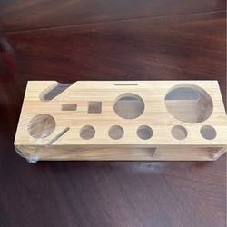 Cocktail Shaker Wooden Rack Display Stand