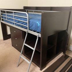 Loft Bed With Storage & Desk