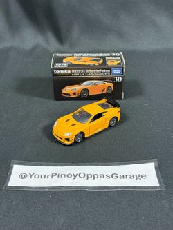 1/62 Takara Tomy Tomica Premium #30 - Orange Lexus LFA Nürburgring Package (2018)