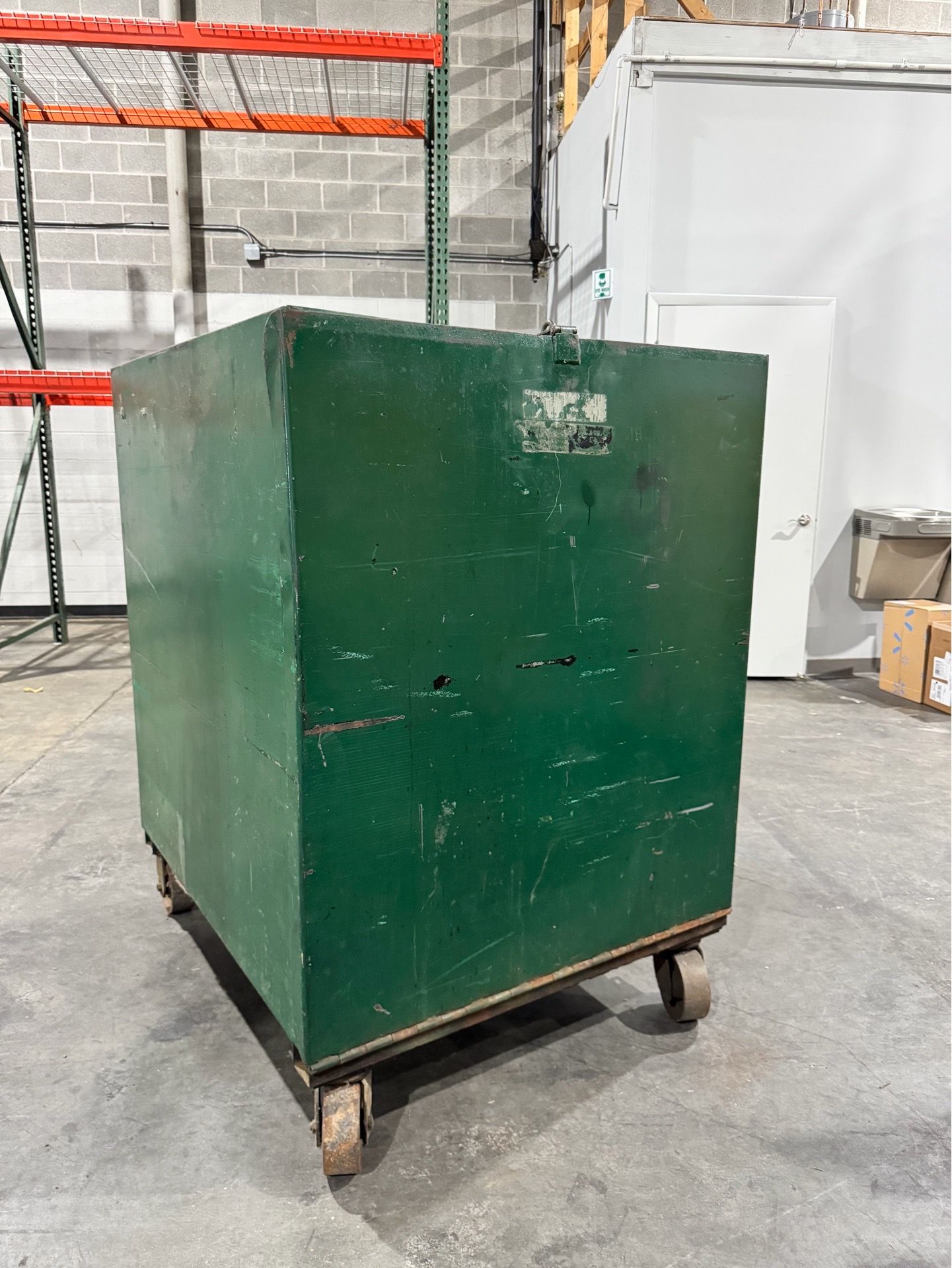 Huge Rolling Steel Storage Box