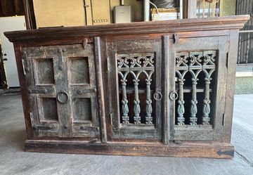 Sideboard - Entertainment Center - Solid Wood - Rustic