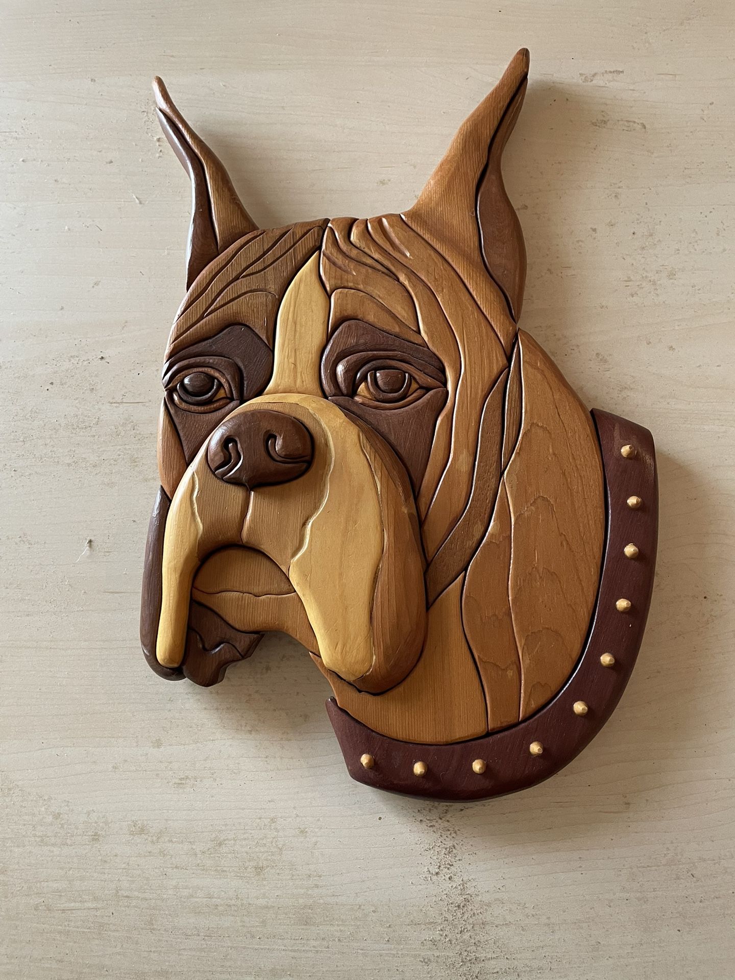 Dog Wooden Art