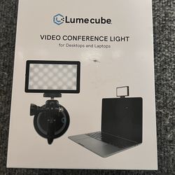 LUME CUBE VIDEO CONFERENCE LIGHTING KIT WEBCAM LED LIGHT WITH LAPTOP MOUNT