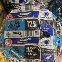 Romex 6/3 125ft