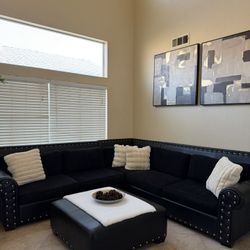 Black Sectional Sofa