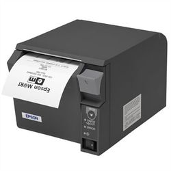 C31CD38032A0 TM-T70II Receipt Printer, Epson Dark Grey With Power Supply