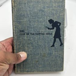 Nancy Drew The Clue of the Tapping Heels 1939 Carolyn Keene Vtg Hardcover Book