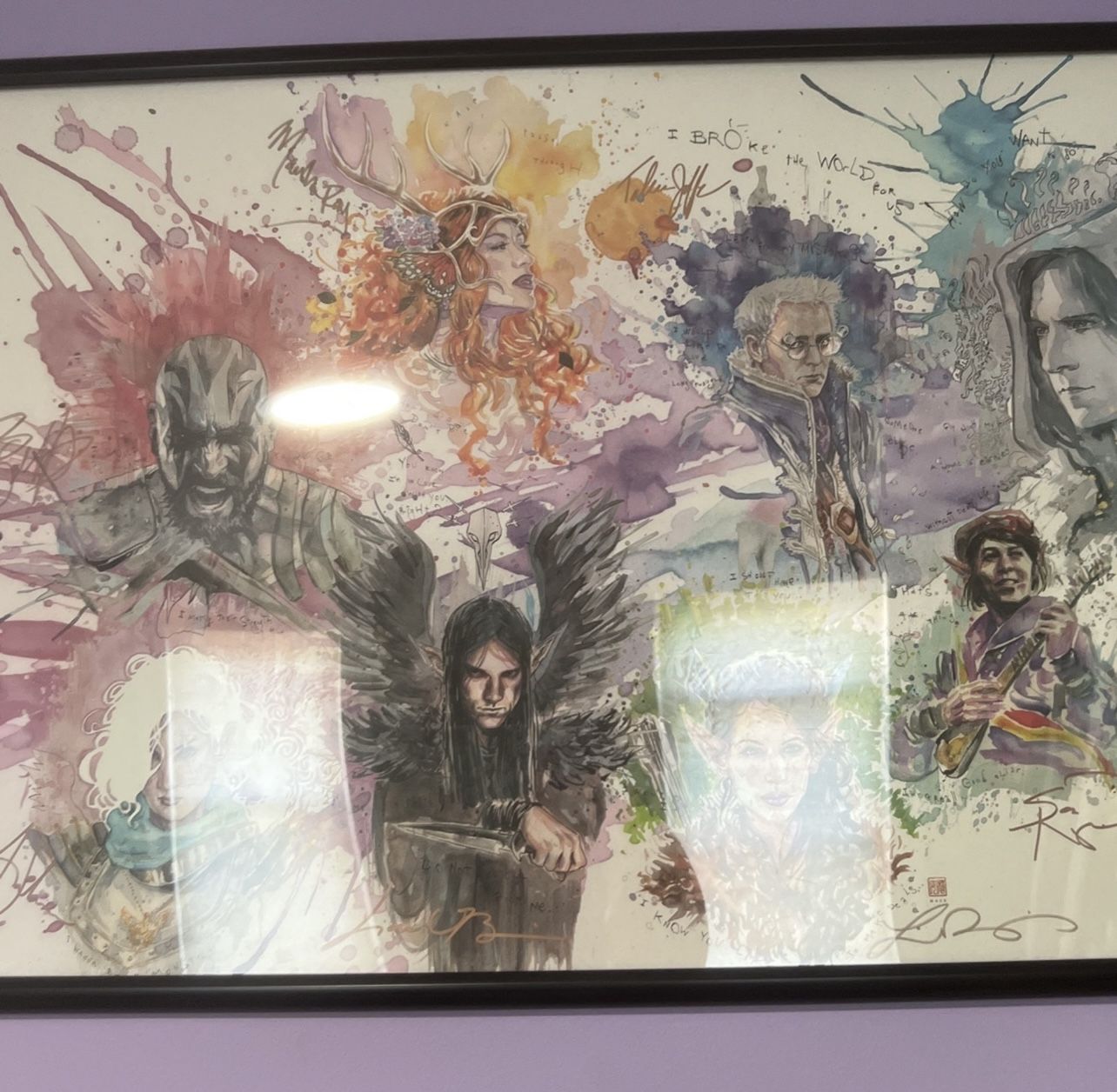 Critical Role 100th Episode Poster, Vox Machina SIGNED