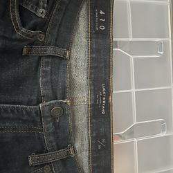 Lucky Brand Jeans Mens 30x30 410 Athletic Slim Dark Wash Denim Classic Pants