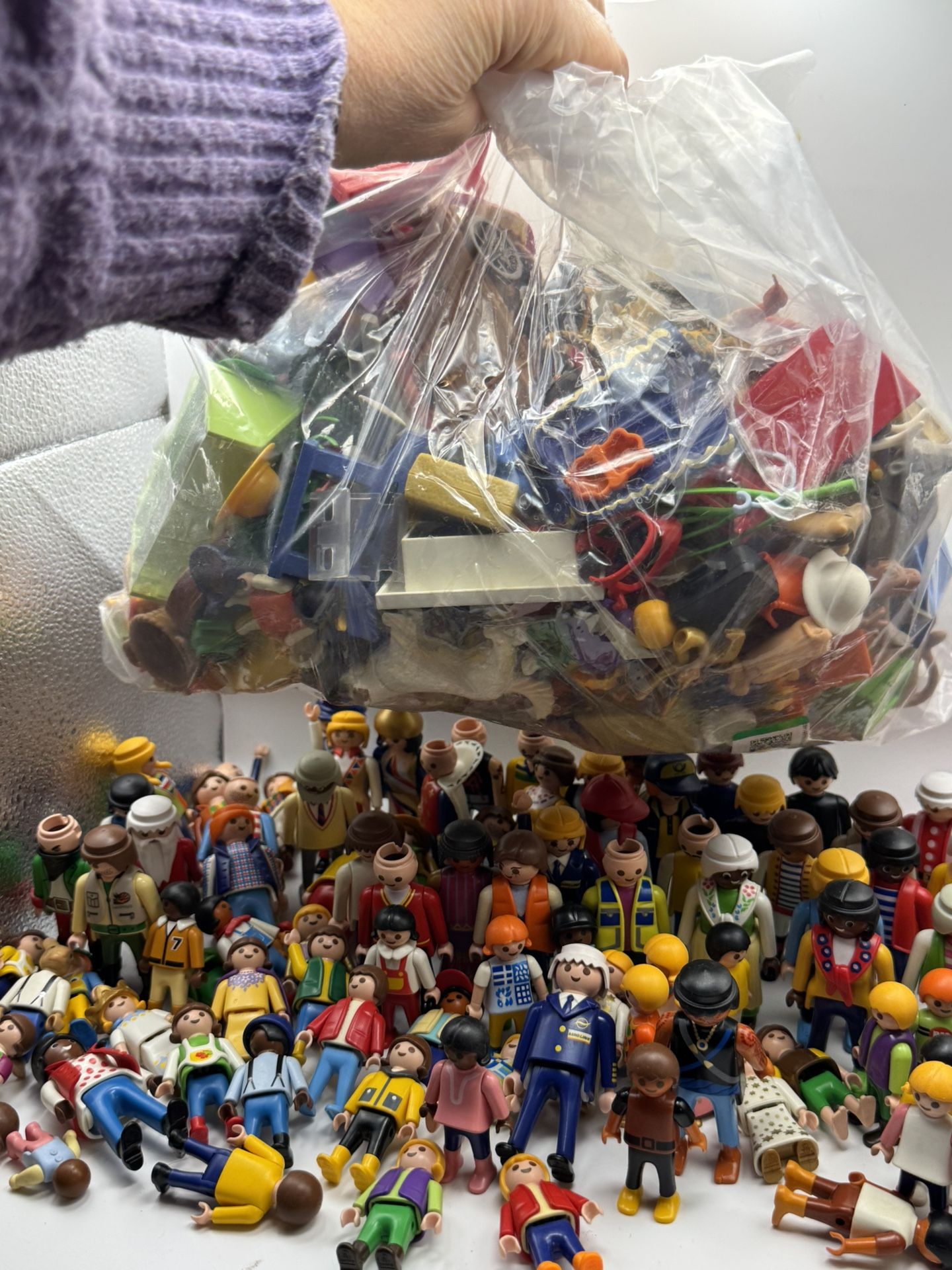 Massive Lot Of Vintage And Modern Playmobile Toys