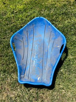 Sled plastic blue