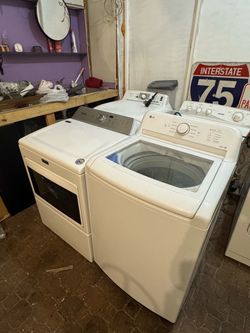 LG washer and Maytag dryer