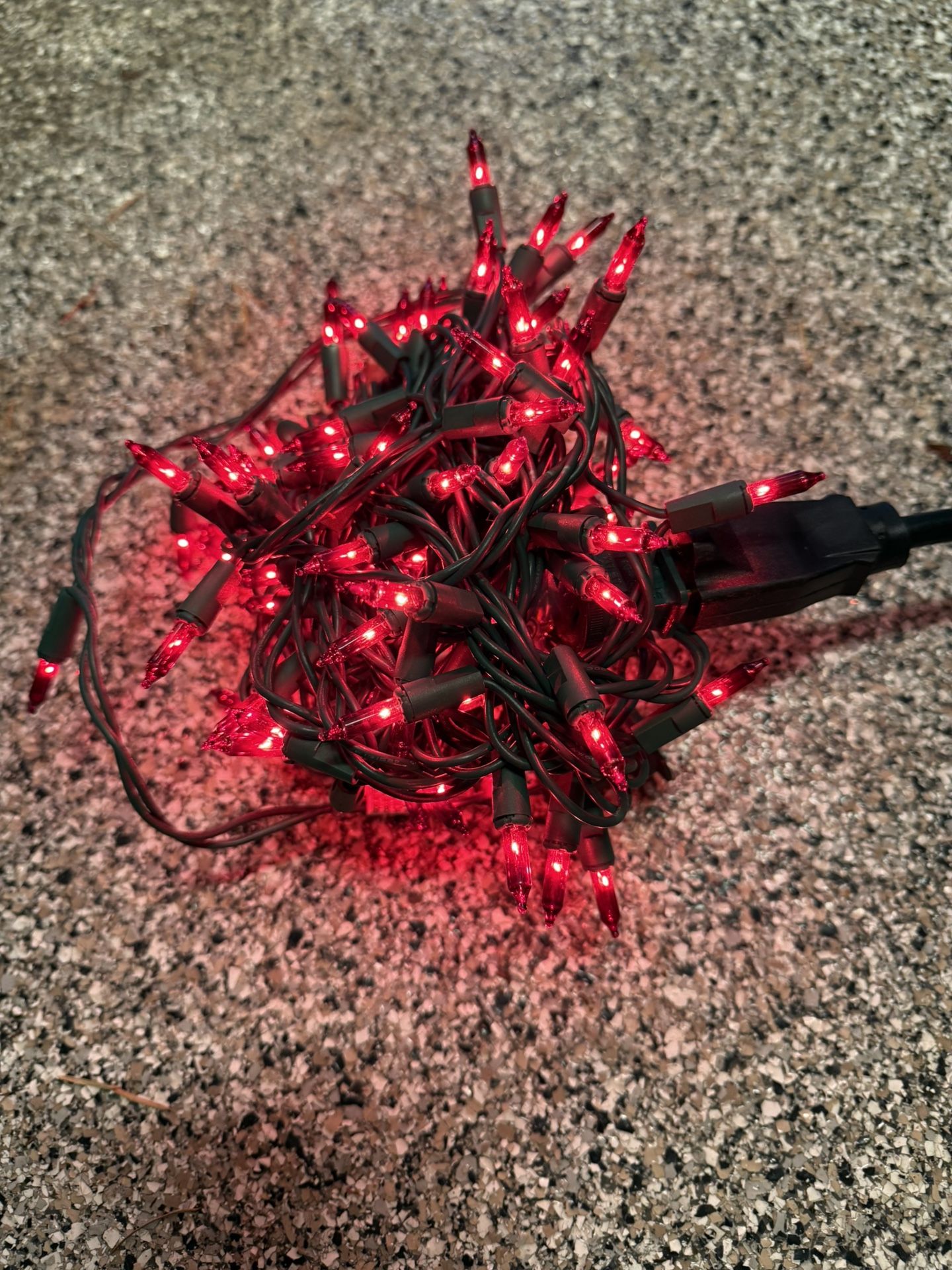 9 Strings Red Christmas Lights indoor/outdoor
