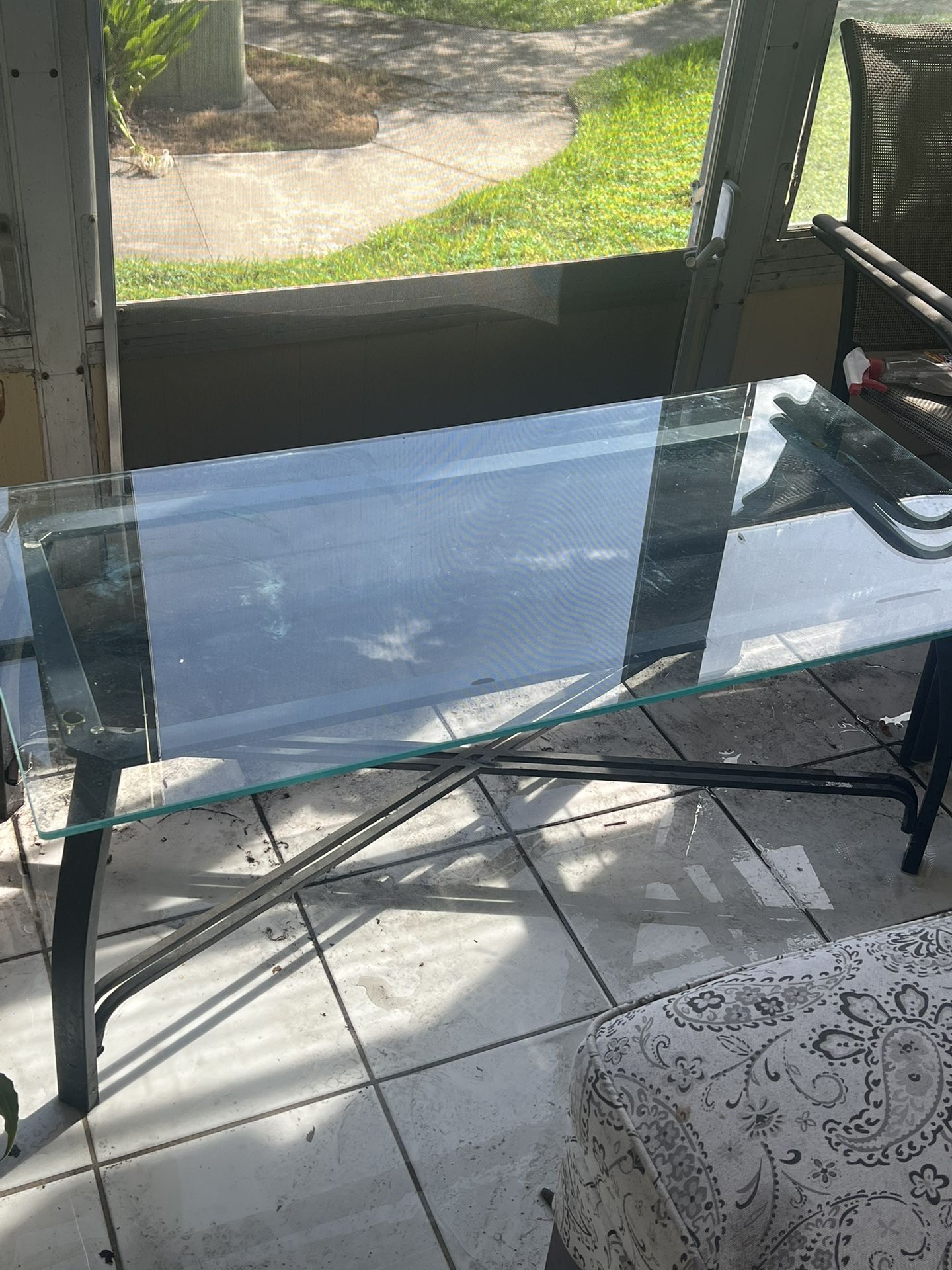 Three Glass Tables