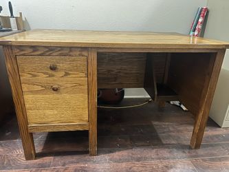 Wooden office desk